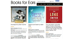 Desktop Screenshot of booksforears.com