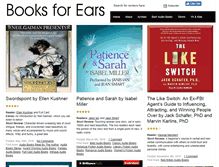Tablet Screenshot of booksforears.com